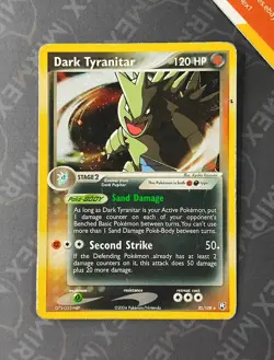 Pokemon Dark Tyranitar 20/109 Holo EX Team Rocket Returns 2004 English - Image 2