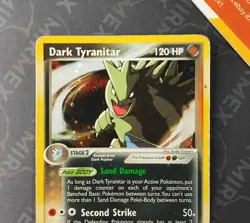 Pokemon Dark Tyranitar 20/109 Holo EX Team Rocket Returns 2004 English - Image 3