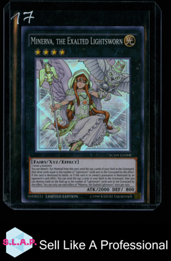 THE EXALTED LIGHTSWORN YUGIOH SUPER RARE YCSW-EN008 2015 EN MINERVA - Image 1