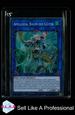 BOGEN DER GOTTIN YUGIOH STARLIGHT RARE RIRA-DE048 2019 DEUTSCH APOLLOUSA - Image 1