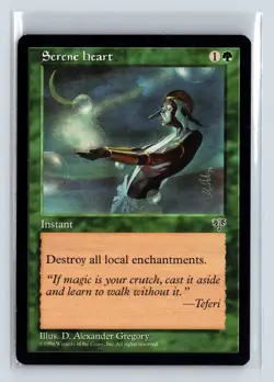 SERENE HEART - MTG Magic the Gathering Card - Mirage - Common - Image 1