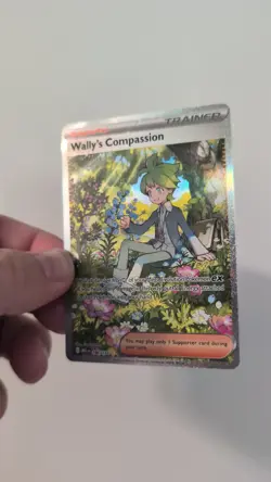 Pokemon TCG Mega Evolution Wally’s Compassion Trainer Card 186/132 Near Mint NM - Image 2