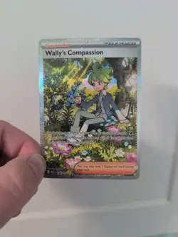 Pokemon TCG Mega Evolution Wally’s Compassion Trainer Card 186/132 Near Mint NM - Image 4
