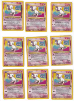 Pokemon Card - Mew #8 WoTC Black Star Promo - Lot of 9 - Image 1