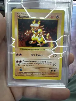 Magmar 36/102 1999 Shadowless Pokemon Card PSA 9 Mint Base Set WOTC Non Holo - Image 4