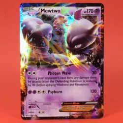 Pokemon TCG English Card XY Breakthrough Mewtwo EX 61/162 Holo - Image 1