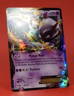 Pokemon TCG English Card XY Breakthrough Mewtwo EX 61/162 Holo - Image 3