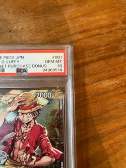 PSA10 Monkey D. Luffy Championship Set Promo One Piece Card Japan - Image 4