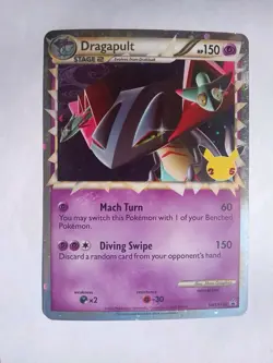 Dragapult SWSH132 Jumbo Pokemon TCG Oversized Black Star Promo Card - Image 1