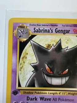 1st Edition Sabrina's Gengar Pokemon Card - Wizards of the Coast 49/132 - Image 3