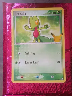 JUMBO Pokemon Card First Partner Treecko 76/109 Oversized Promo Stamped - Image 1