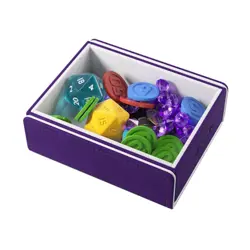 GameGenic Card Storage Token Keep - Purple/White New - Image 2