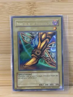 Right Leg Of The Forbidden One LOB-120 Holo Ultra Rare Yugioh Card - Image 1