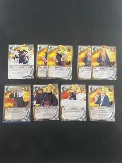 Naruto CCG Deidara Non-Foil Card Lot 1st Edition - Image 1
