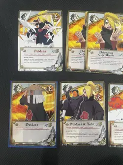Naruto CCG Deidara Non-Foil Card Lot 1st Edition - Image 2