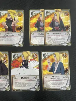 Naruto CCG Deidara Non-Foil Card Lot 1st Edition - Image 3