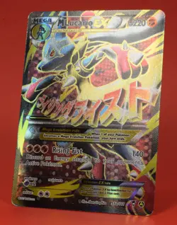 Pokemon TCG English Card XY Promo M Lucario EX 55a/111 Standard size Full Art - Image 4