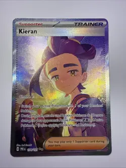 Pokemon TCG Kieran Sir 174/131 Prismatic Evolutions Holo Card NM/PACK FRESH - Image 1