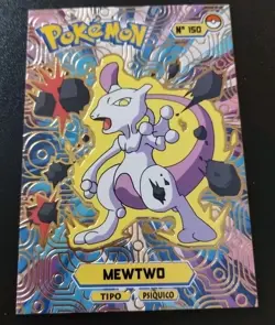 MEWTWO Pokemon 2024 Card Tops Pokedex Database Set 150 Peru US Seller - Image 2