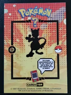 MEWTWO Pokemon 2024 Card Tops Pokedex Database Set 150 Peru US Seller - Image 3
