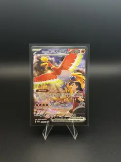 Pokemon TCG Ethans Ho-Oh EX Card 230/182 Sir Destined Rivals - Image 1