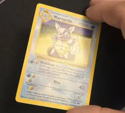 Pokemon TCG Wartortle Base Set, Shadowless Uncommon Card 42/102 LP - Image 2