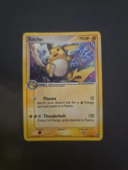 Raichu 12/108 Holo Rare Ex Power Keepers Pokemon Card - Image 1