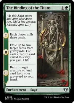 The Binding of the Titans - Near Mint MTG Commander Masters - Image 1