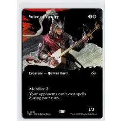 MTG Voice of Victory (Borderless) Tarkir: Dragonstorm Regular - Image 1