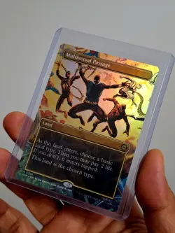 Magic The Gathering MTG Multiversal Passage (Borderless) FOIL Spiderman~NM - Image 2