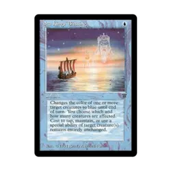 WOTC MtG Legends Sea Kings' Blessing (U) VG - Image 1