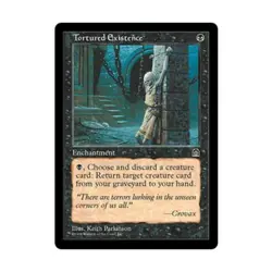 WOTC MtG Stronghold Tortured Existence (C) EX - Image 1