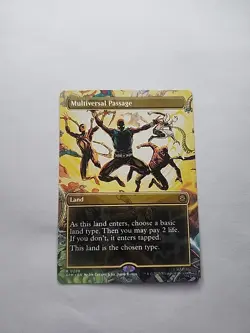 Multiversal Passage (Borderless) Marvel's Spider-Man Regular Near Mint MTG - Image 1