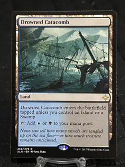 Drowned Catacomb - Ixalan Regular ~LP~ Magic The Gathering MTG - Image 1