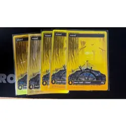 MTG Aetherdrift Basic Lands First-Place 25 sheets Full Art Set of 5 each Used - Image 4