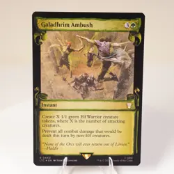 Galadhrim Ambush Showcase Foil Commander: Tales of Middle Earth LoTR MTG NM - Image 1