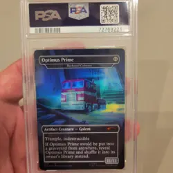 Mtg Secret Lair 2022 Megatron & Optimus Prime Foil Psa 10 Gem Set! - Image 3