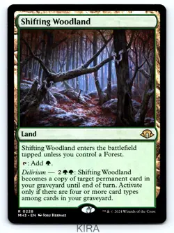 MTG - Shifting Woodland - Modern Horizons 3 #0228 - MINT - Image 1