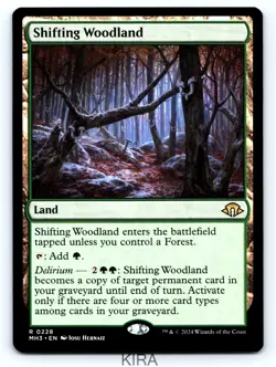MTG - Shifting Woodland - Modern Horizons 3 #0228 - MINT - Image 3