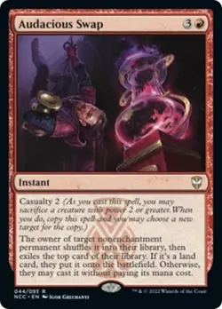 Audacious Swap - Light Play MTG Commander: Streets of New Capenna - Image 1