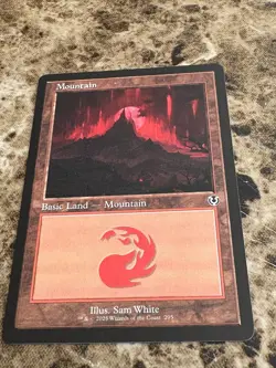 MOUNTAIN Magic MTG Innistrad Remastered Retro Frame - Image 1