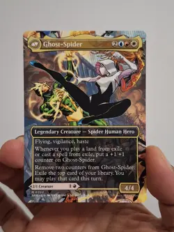 MTG Gwen Stacy - Ghost-Spider (0202) (Borderless) - 202 English~Near Mint - Image 2