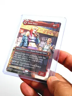 MTG Gwen Stacy - Ghost-Spider (0202) (Borderless) - 202 English~Near Mint - Image 3