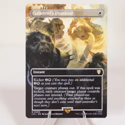 Galadriel's Dismissal Borderless Commander: Tales of Middle Earth LoTR MTG NM - Image 1