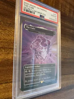 MTG✨THE CUBE (Planar Bridge) Borderless/Ext Art FOIL✨SLD PSA 10 MYTHIC Artifact - Image 3