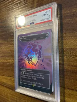 MTG✨THE CUBE (Planar Bridge) Borderless/Ext Art FOIL✨SLD PSA 10 MYTHIC Artifact - Image 4