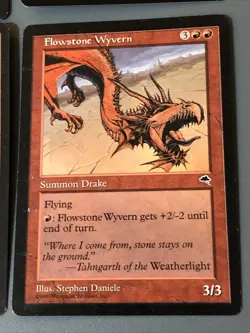 Flowstone Wyvern X4 Tempest Various Cond See Pics Front/back English MTG - Image 2