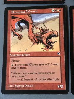 Flowstone Wyvern X4 Tempest Various Cond See Pics Front/back English MTG - Image 3