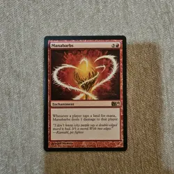 Magic The Gathering Mtg Rare Card Manabarbs [Magic 2010] M10 2009 - Image 1