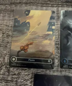 Galaxy Foil Lot 5 Lands EOE Mountain Plains Swamp Forest Island Borderless MTG - Image 2